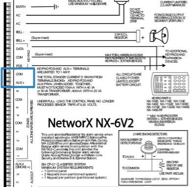 Powering the Konnected Alarm Panel  Adt Keypad Wiring Diagram For Power Only    Konnected